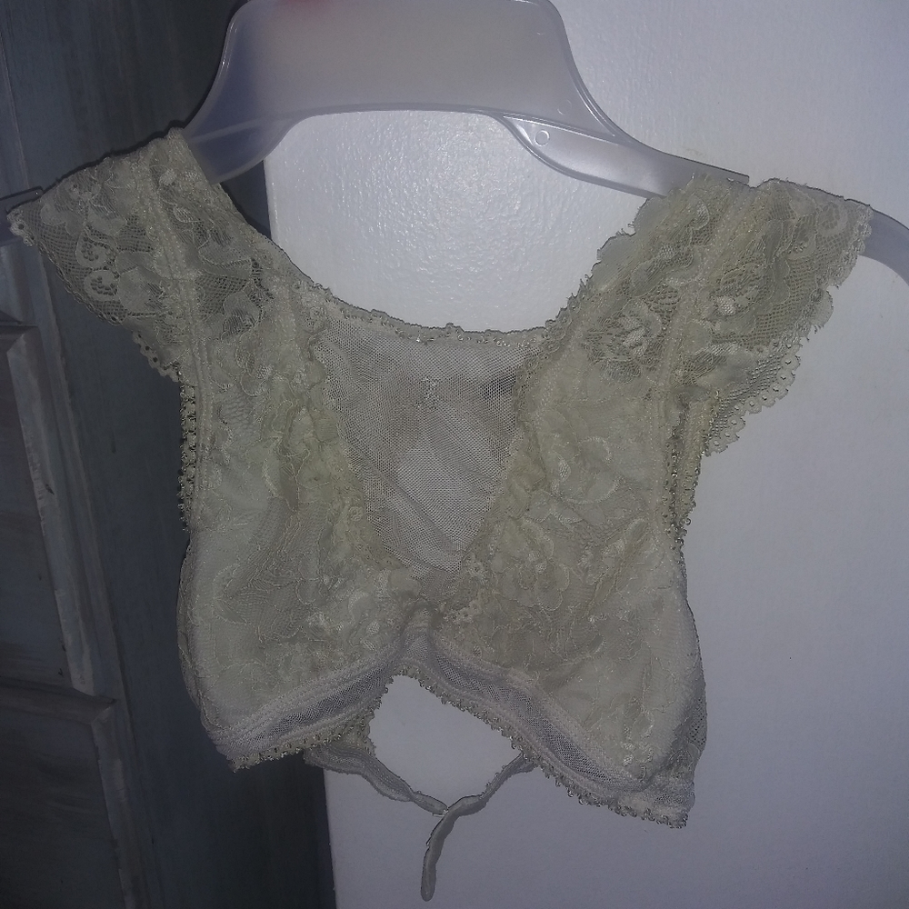 Poof Ethereal Lace Bralette/ crop top